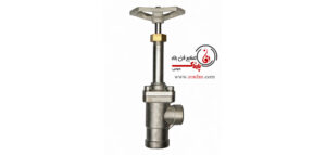 شير گلوب ولو کرايوژنيک 2 اينچ 90درجه N2 - استيل جوشی ساکتی (PN40-DN50) کد :25.285