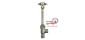 شير گلوب ولو کرايوژنيک 3/4 اينچ 90درجه N2 - استيل جوشی ساکتی (PN40-DN20) کد :25.283
